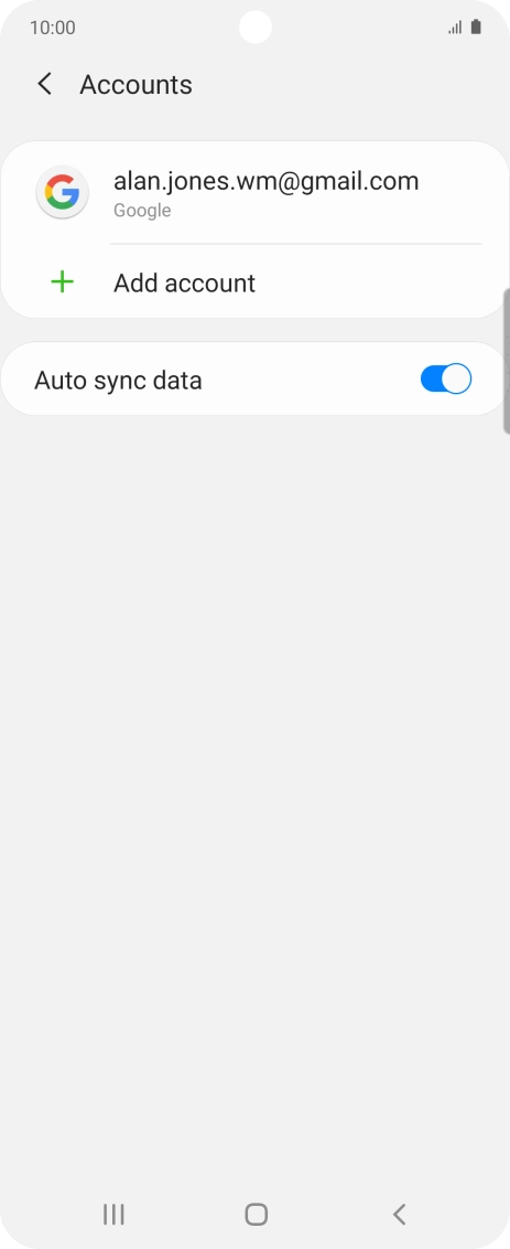 Press the Home key to return to the home screen.