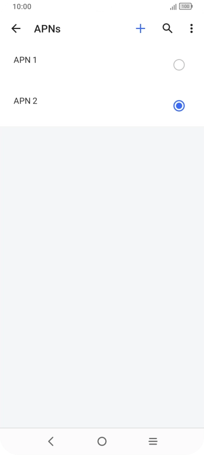 Press the Home key to return to the home screen.