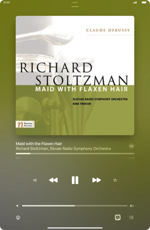 Press arrow right to go to the next audio file.