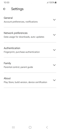 Press Network preferences.