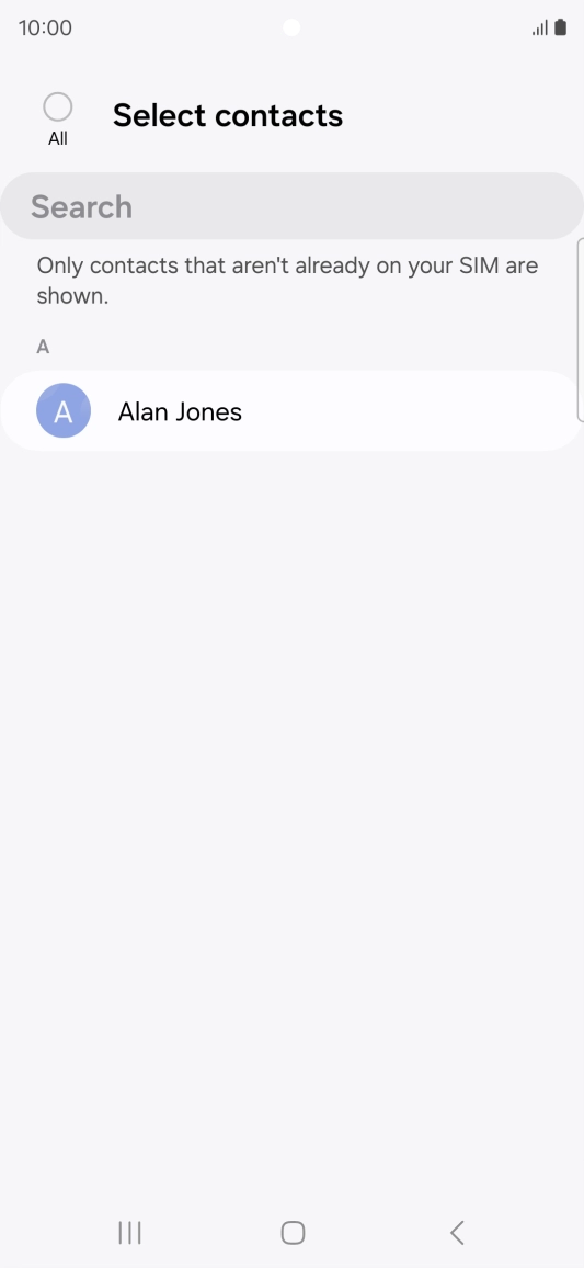 Press the field above 