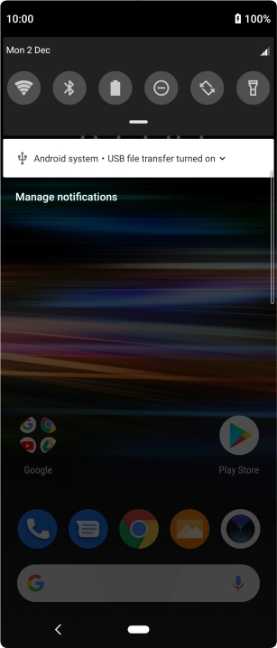 Press Android system.