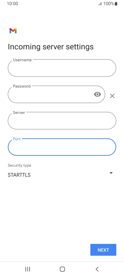 Press the drop down list below 