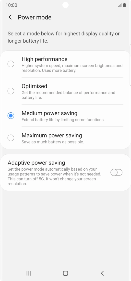 Press the Home key to return to the home screen.