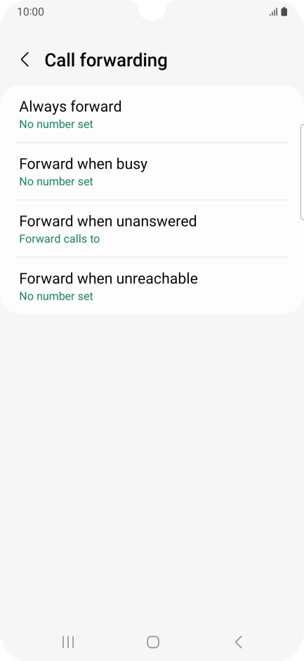 Press the Home key to return to the home screen.