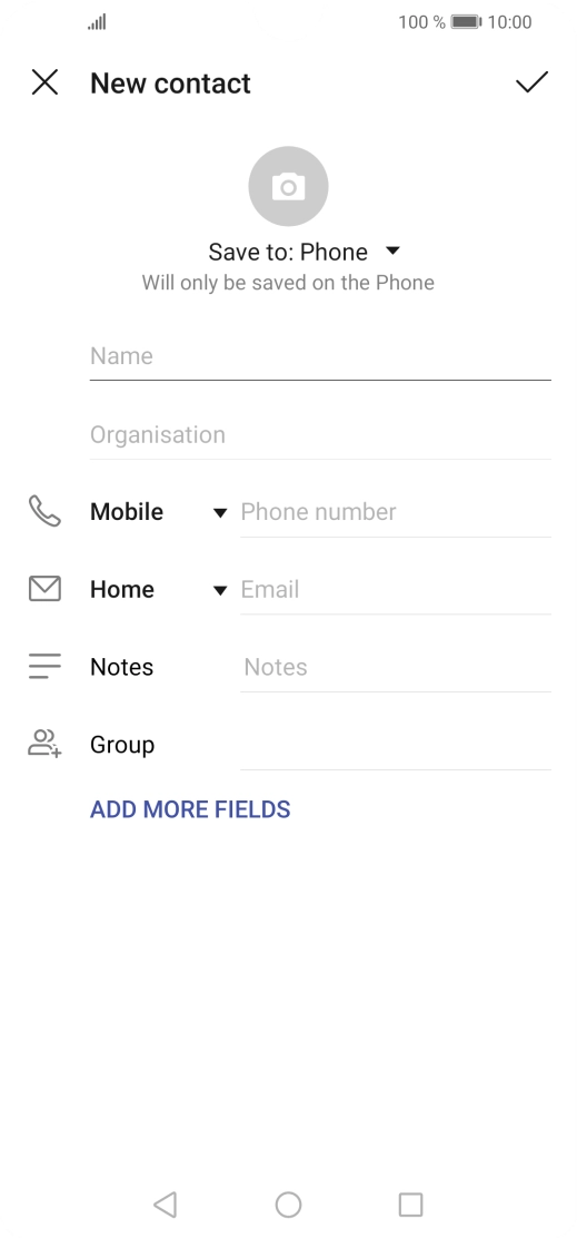 Press the address book drop down list.