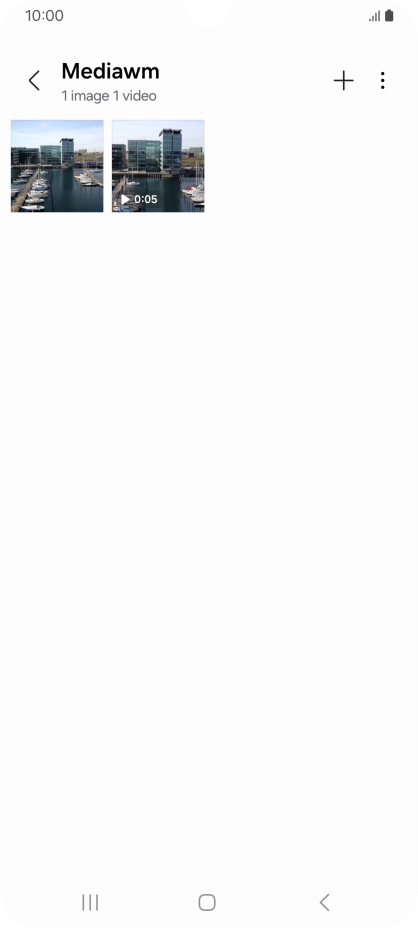 Press and hold any picture or video.