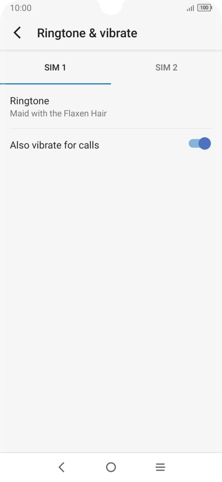 Press the Home key to return to the home screen.