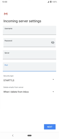 Press the drop down list below 