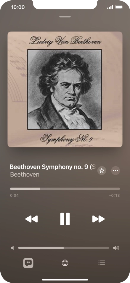 Press arrow right to go to the next audio file.