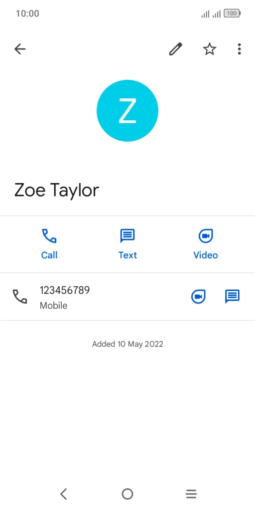 Press the Home key to return to the home screen.