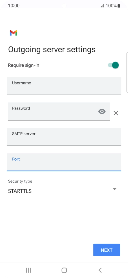 Press the drop down list below 