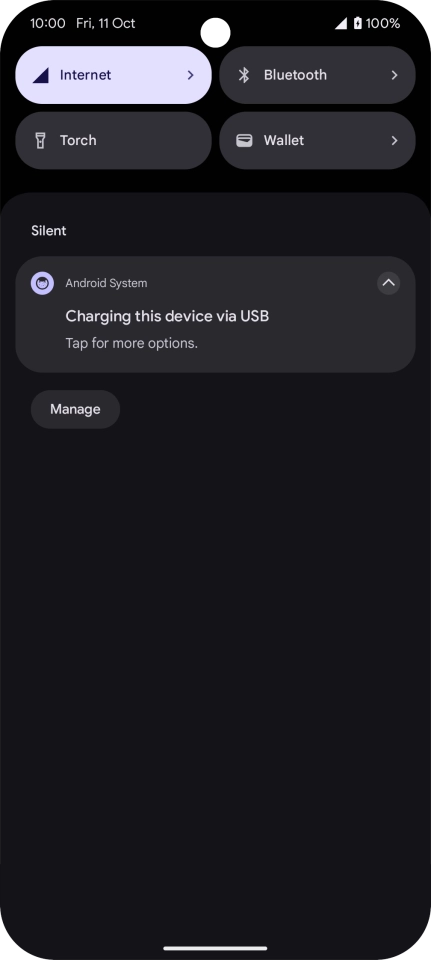Press Tap for more options..