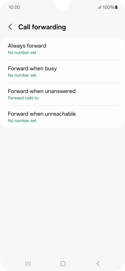 Press the Home key to return to the home screen.