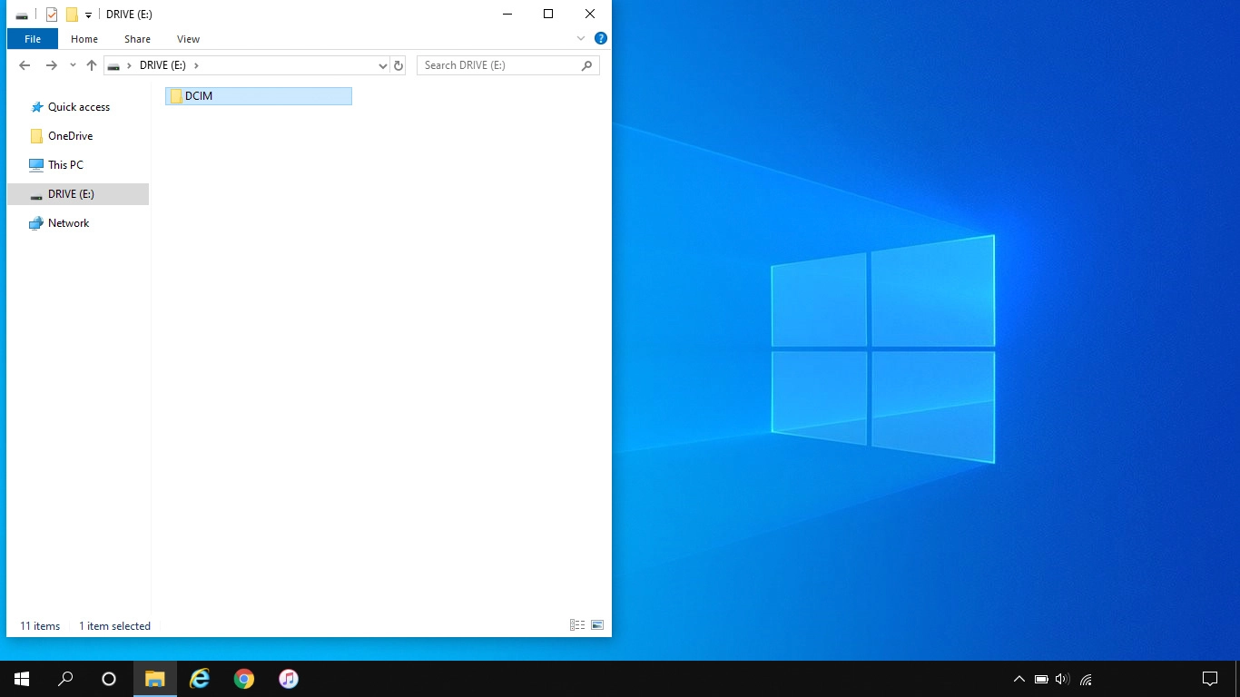 Go to the required folder in your tablet's file system.