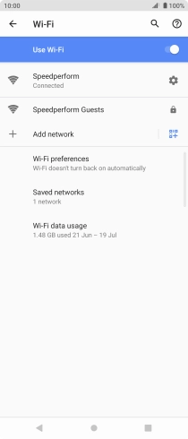 Press the Home key to return to the home screen.