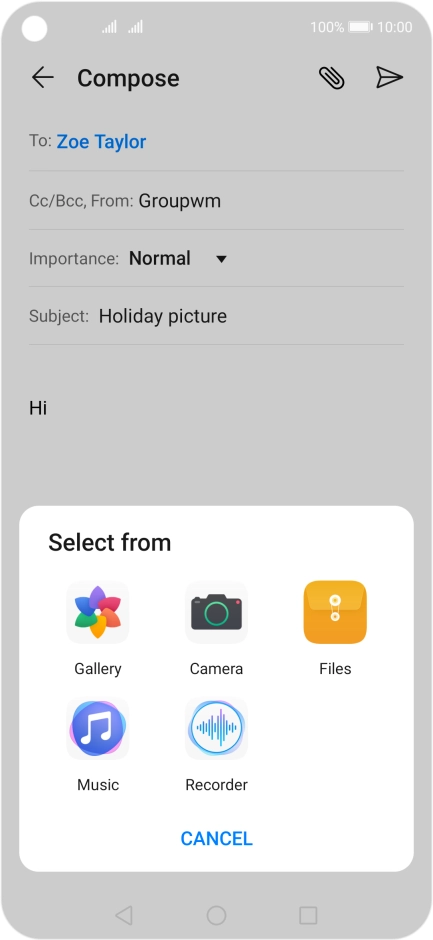 Press Files and go to the required folder.