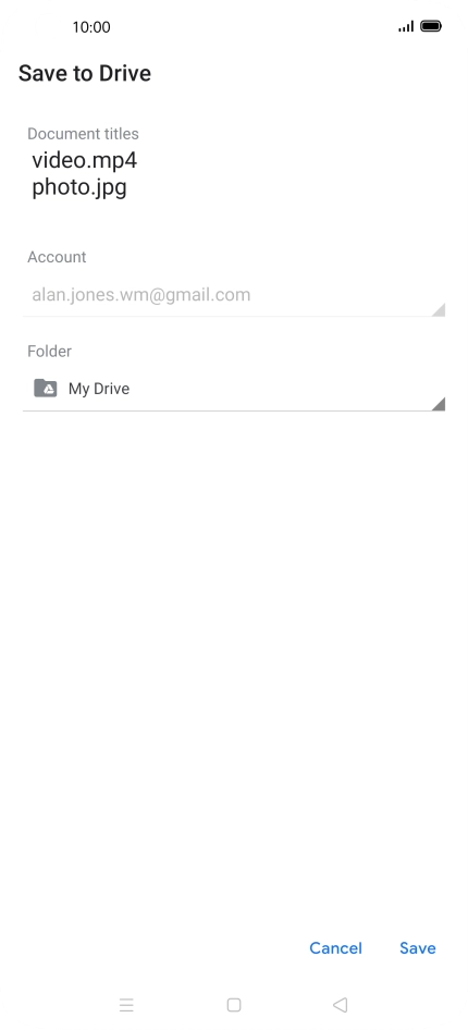 Press the field below 