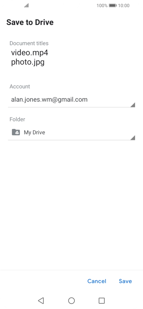 Press the field below 