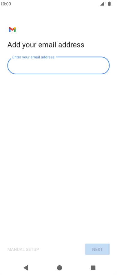 Press the field below 