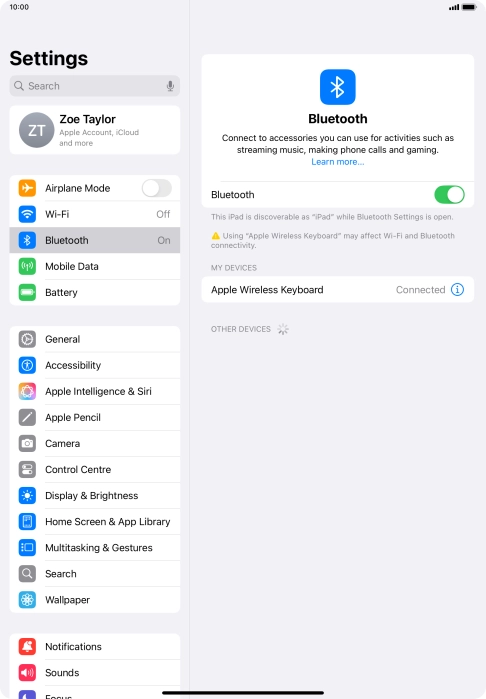 Slide your finger upwards starting from the bottom of the screen to return to the home screen.