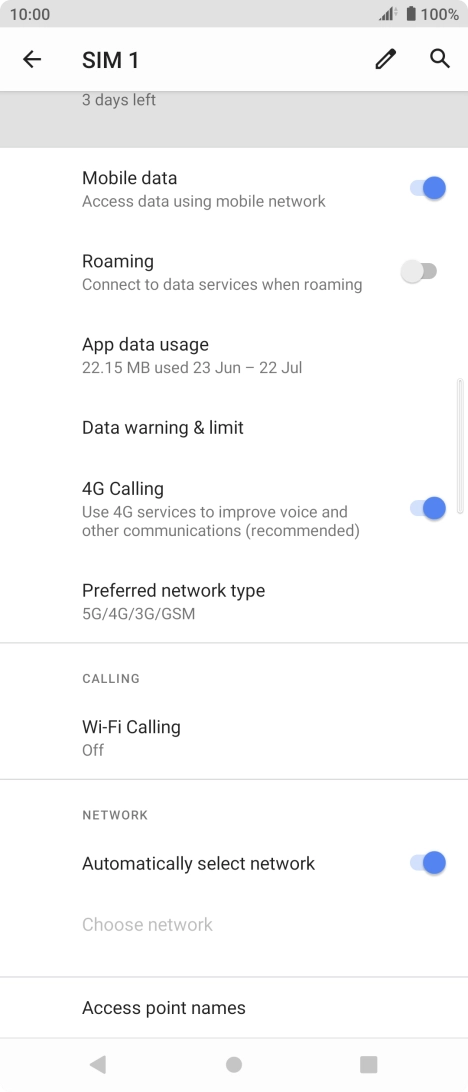 Press the Home key to return to the home screen.