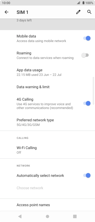 Press the Home key to return to the home screen.