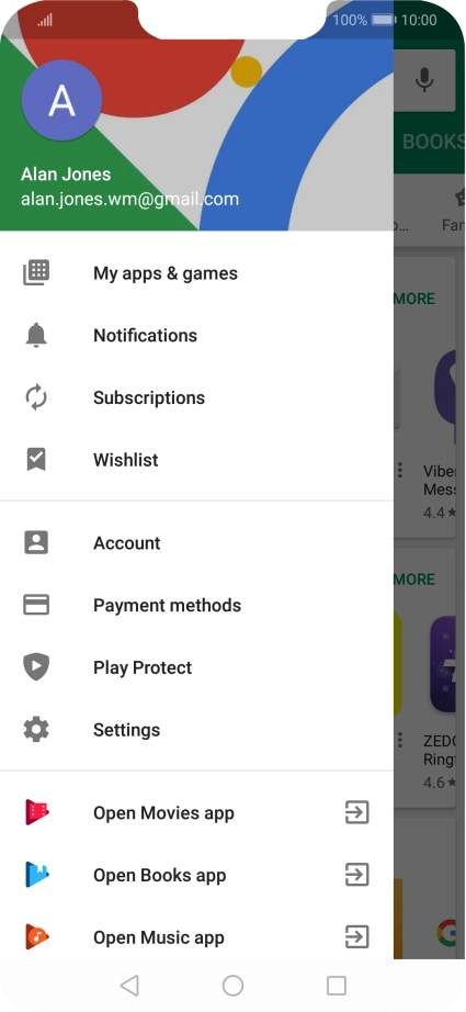 Press My apps & games.