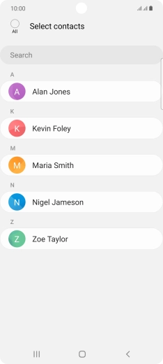 Press the field above 