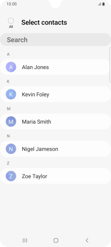 Press the field above 