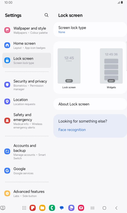 Press the Home key to return to the home screen.
