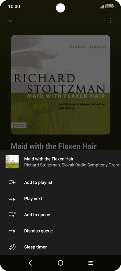 Press Add to playlist.