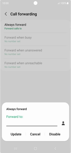 Press Disable.