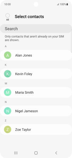 Press the field above 