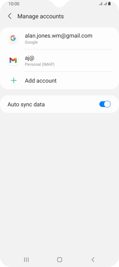 Press the Home key to return to the home screen.