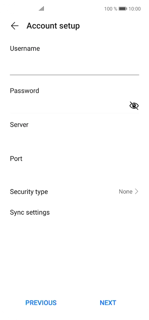 Press the field below 