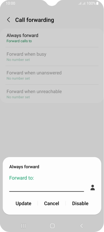 Press Disable.