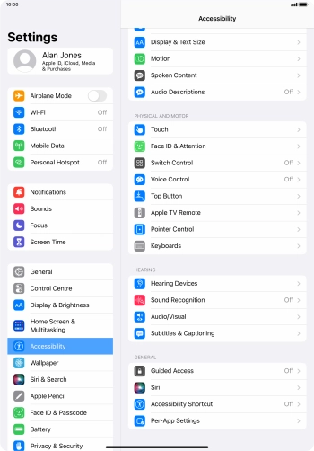 Press the required category below 
