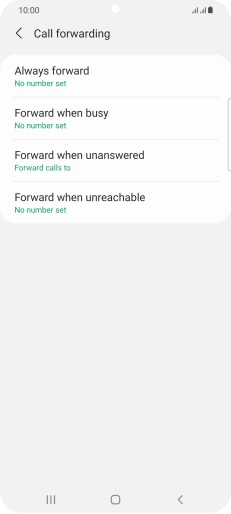 Press the Home key to return to the home screen.