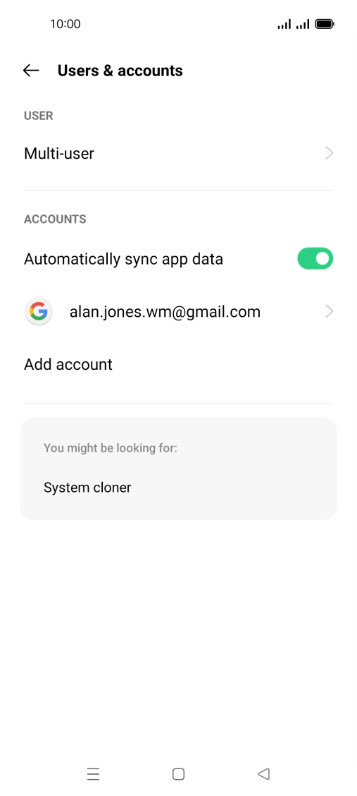 Press the Home key to return to the home screen.