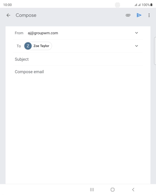 Press Subject and key in the required subject.
