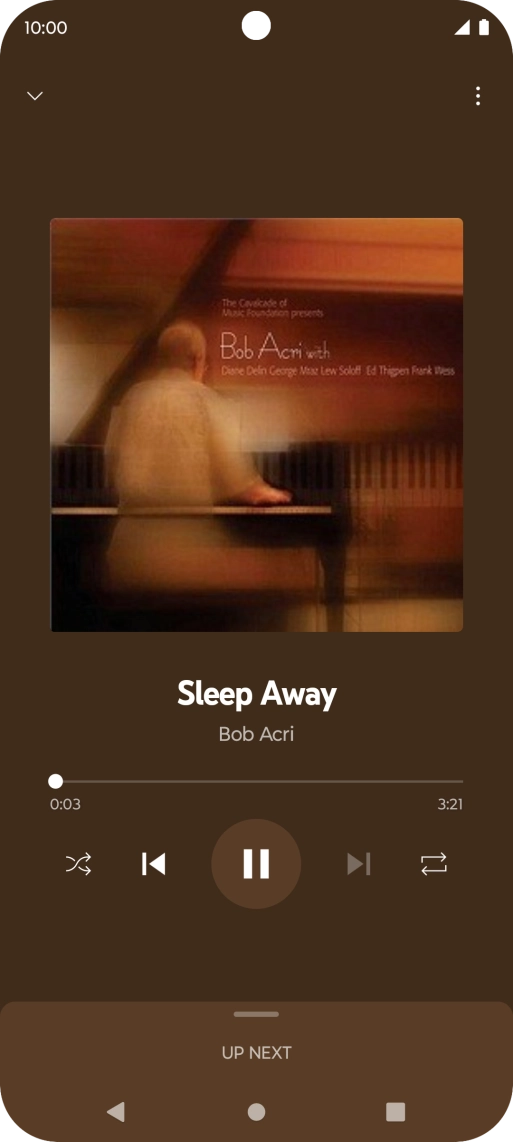 Press arrow right to go to the next audio file.