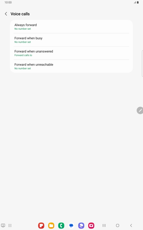 Press the Home key to return to the home screen.