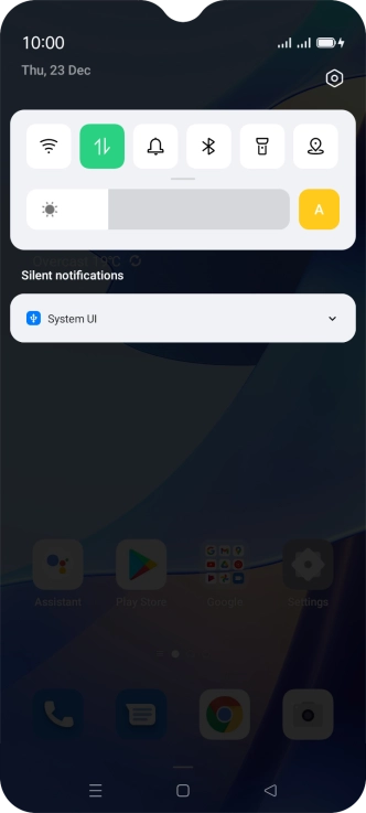 Press System UI.