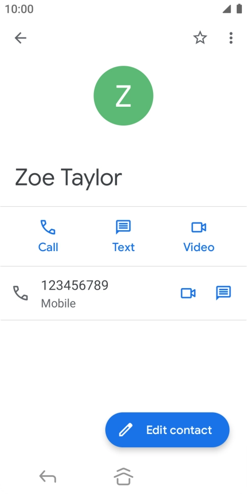 Press the Home key to return to the home screen.