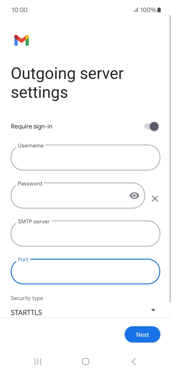 Press the drop down list below 