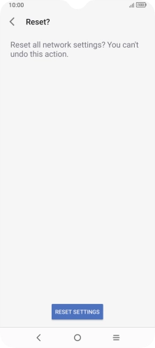 Press RESET SETTINGS.