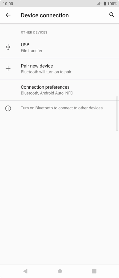 Press Pair new device.