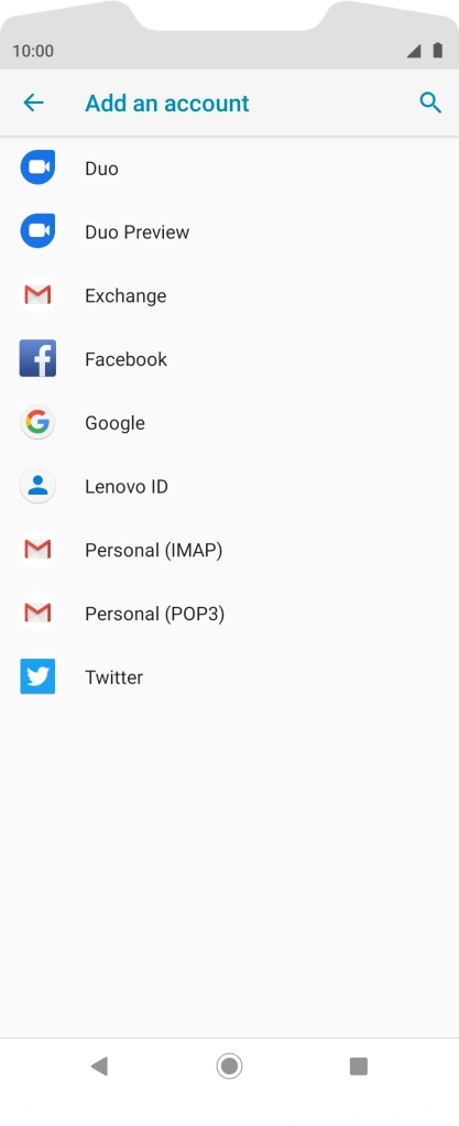 Press Personal (POP3).