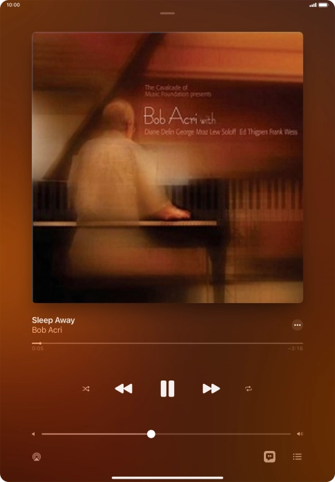 Press arrow right to go to the next audio file.